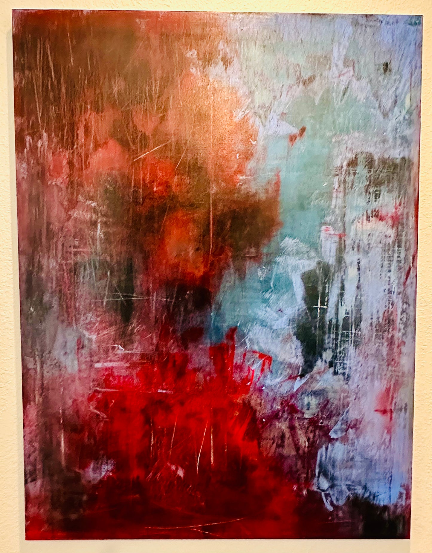 Dead Flowers And Memories - Painting