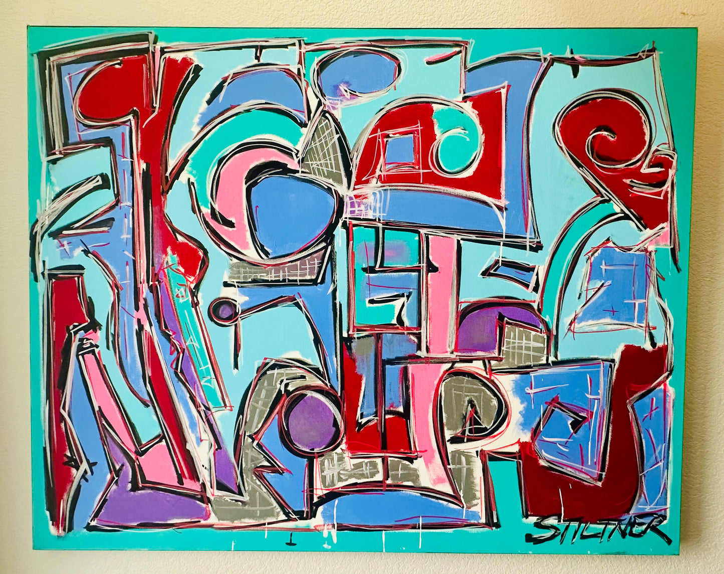 Mile Before Coltrane - Painting