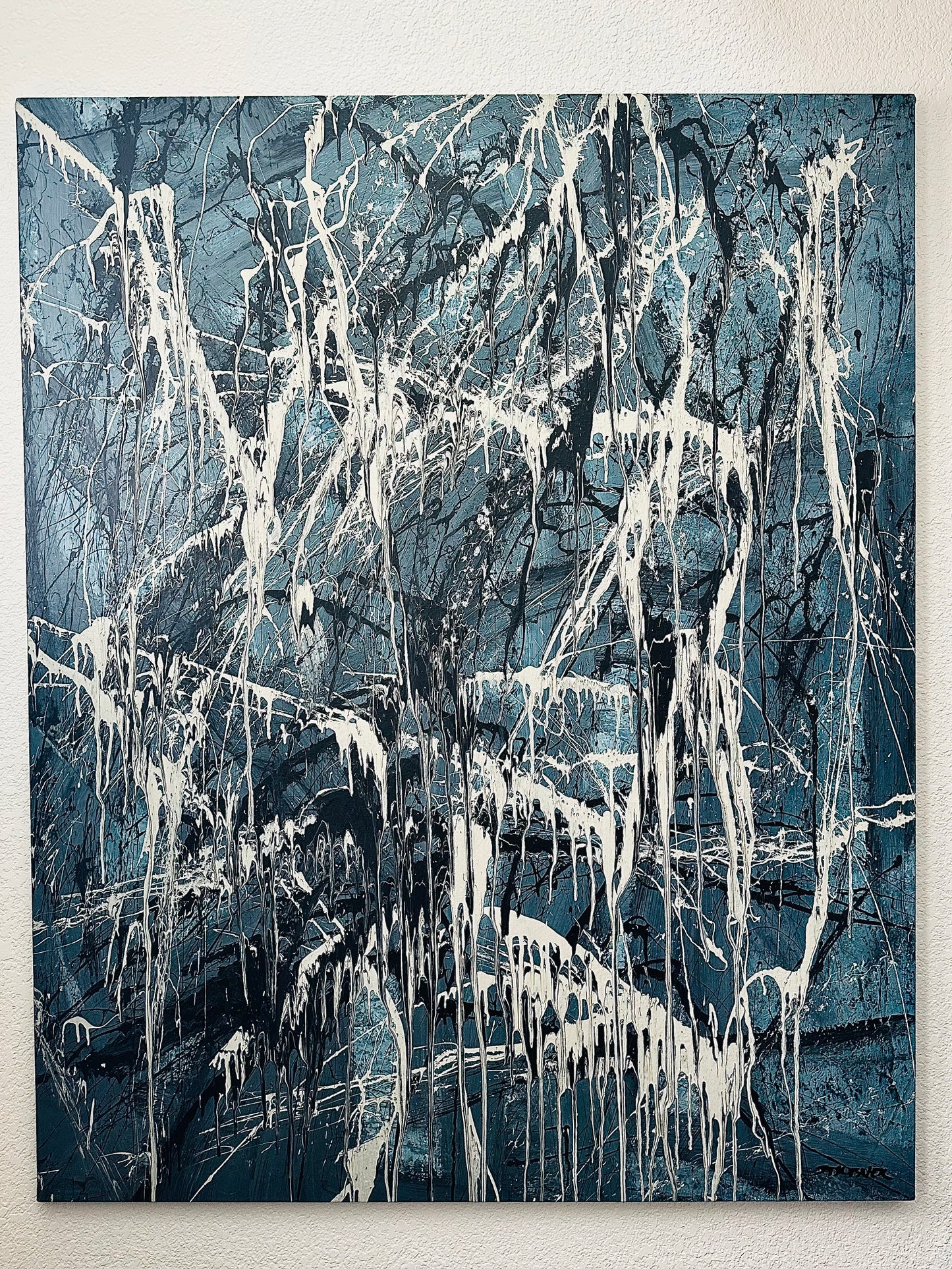 The Snow Is Heavy - Painting
